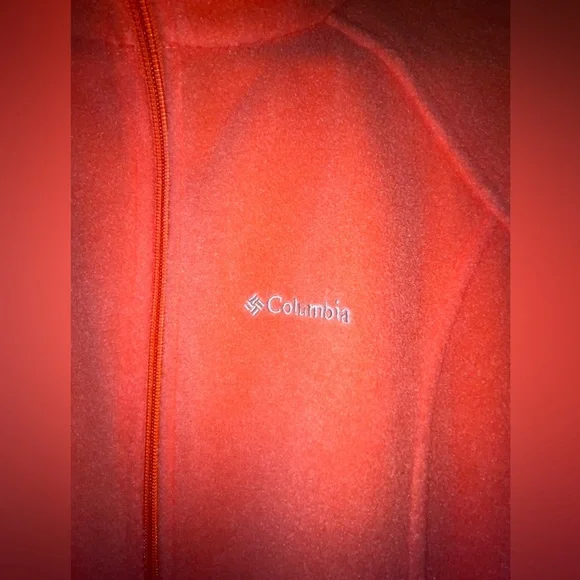 Columbia Women's Bright Coral Fleece Jacket - Picture 3 of 6